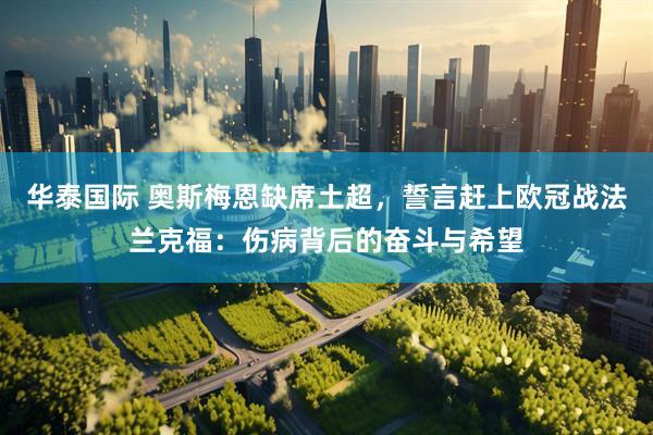 华泰国际 奥斯梅恩缺席土超，誓言赶上欧冠战法兰克福：伤病背后的奋斗与希望