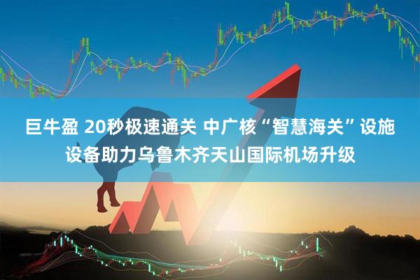 巨牛盈 20秒极速通关 中广核“智慧海关”设施设备助力乌鲁木齐天山国际机场升级